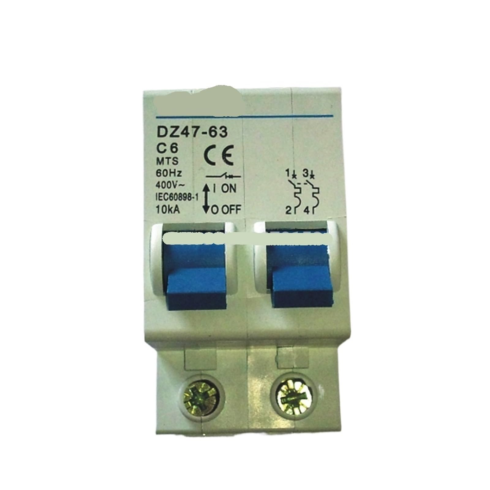 Disjoncteur MTS NISZA 1P 6A commutateur de transfert robuste 400V