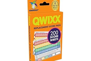 Qwixx Score Card For Fans of Nertz Game