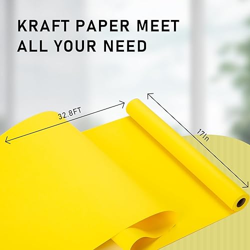 Miniatura 9 de Homeral Rollo de papel kraft verde de 149 pies cuadrados (18 pulgadas x 100 pies) reciclable para envolver, ramo de flores, manualidades de arte,