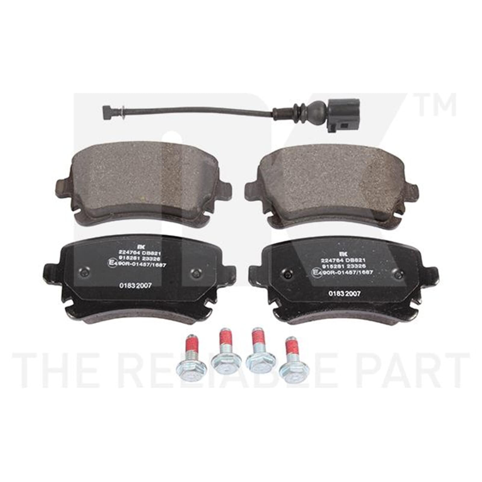 NK Bremsscheiben + Beläge hinten | 314797 + 224764 passend für T5 + T6 Transporter Bus