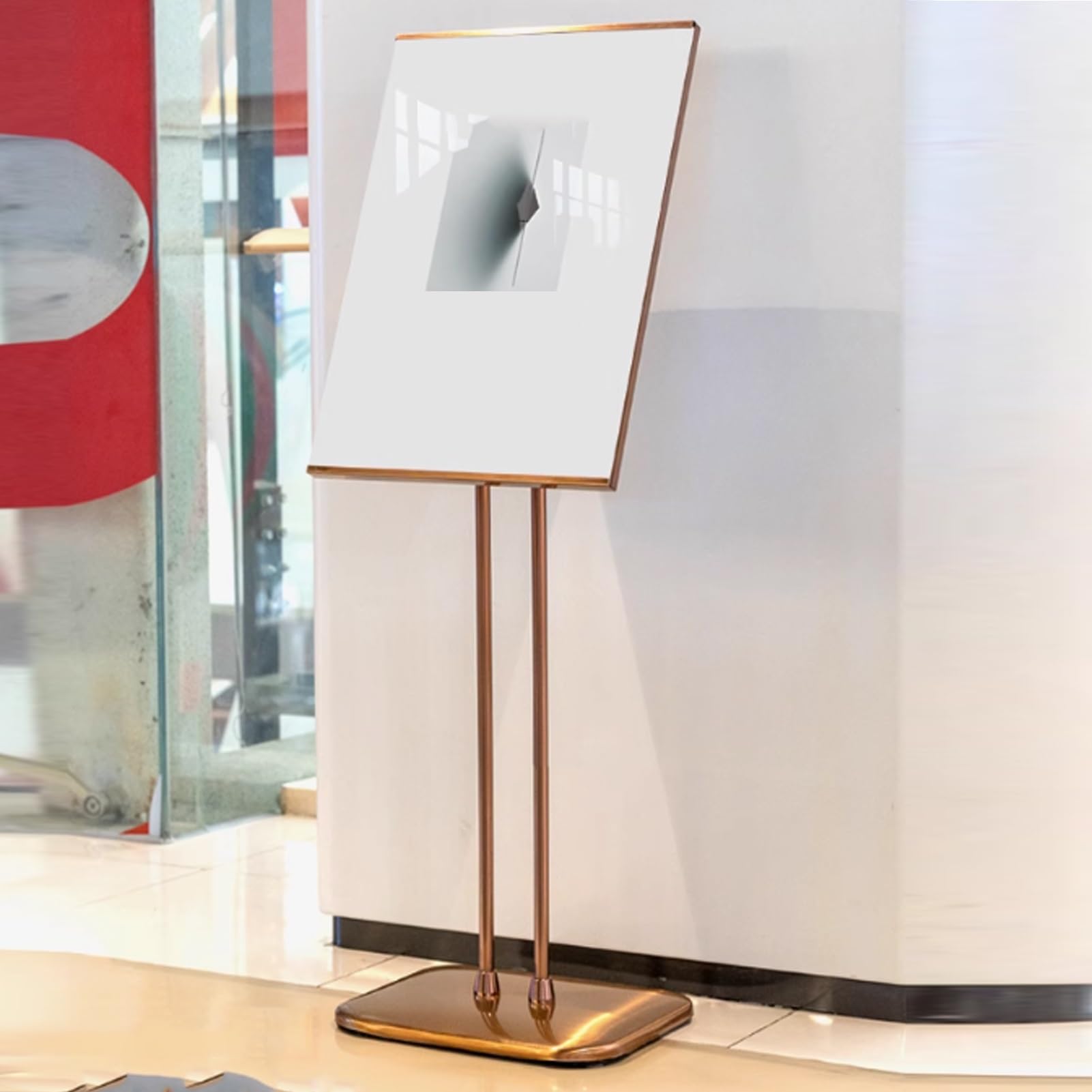 Letrero portátil con peso para uso en exteriores e interiores, ideal para bodas y restaurantes
