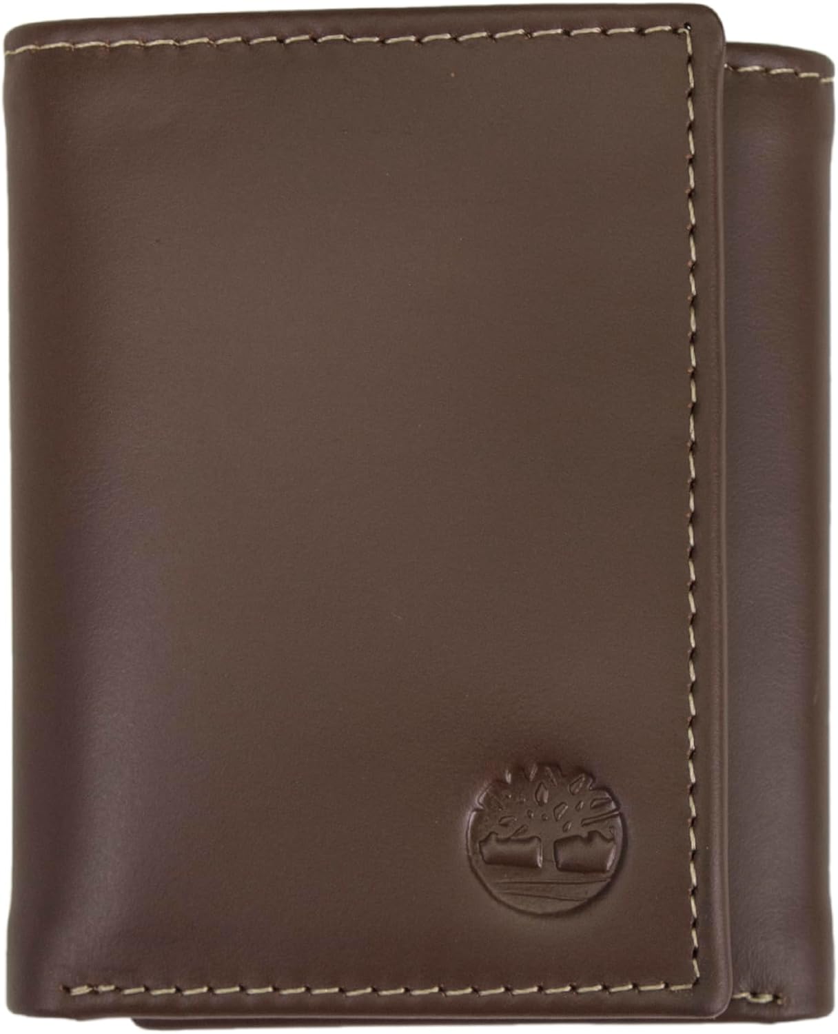 Timberland Men's Leather Trifold Wallet with ID Window