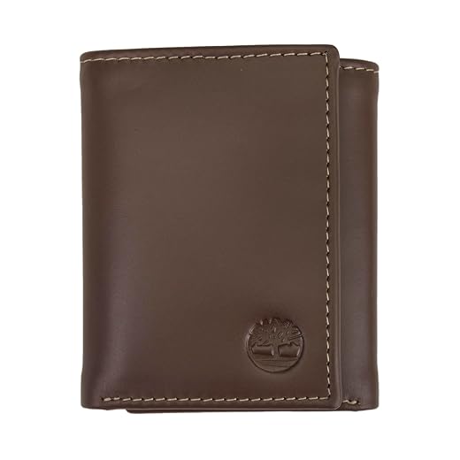 Carteira masculina Timberland, couro legítimo, marrom (Hunter), tamanho único