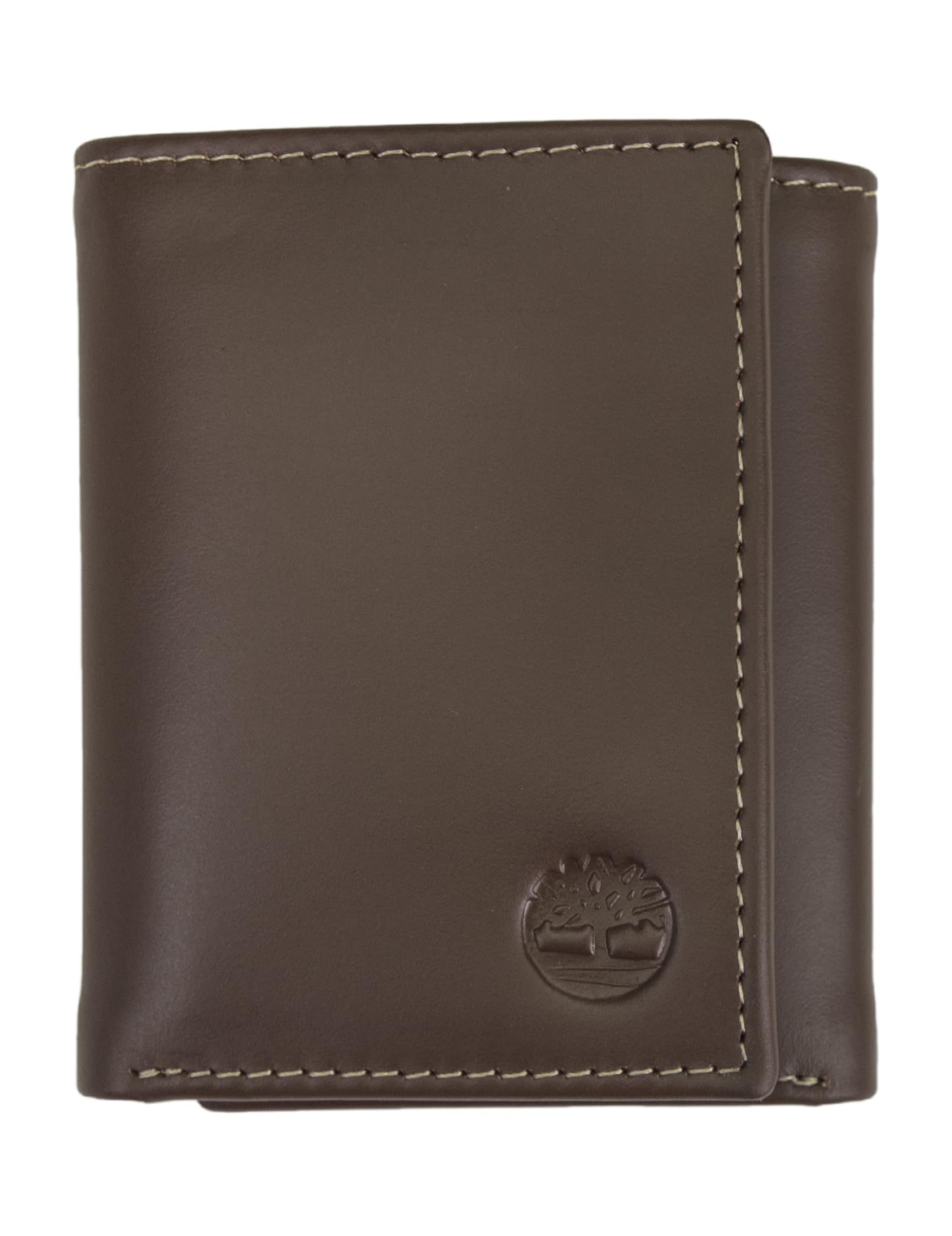 Timberland Men's Leather Trifold Wallet with ID Window