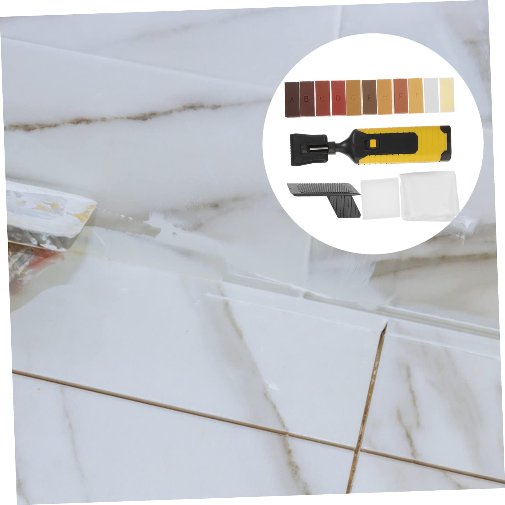 Kit Riparazione Parquet Legno e Laminato 11 Blocchi di Cera per Riparazione Rapida Graffi su Pavimenti e Mobili, Riscaldamento Veloce e Design Accattivante
