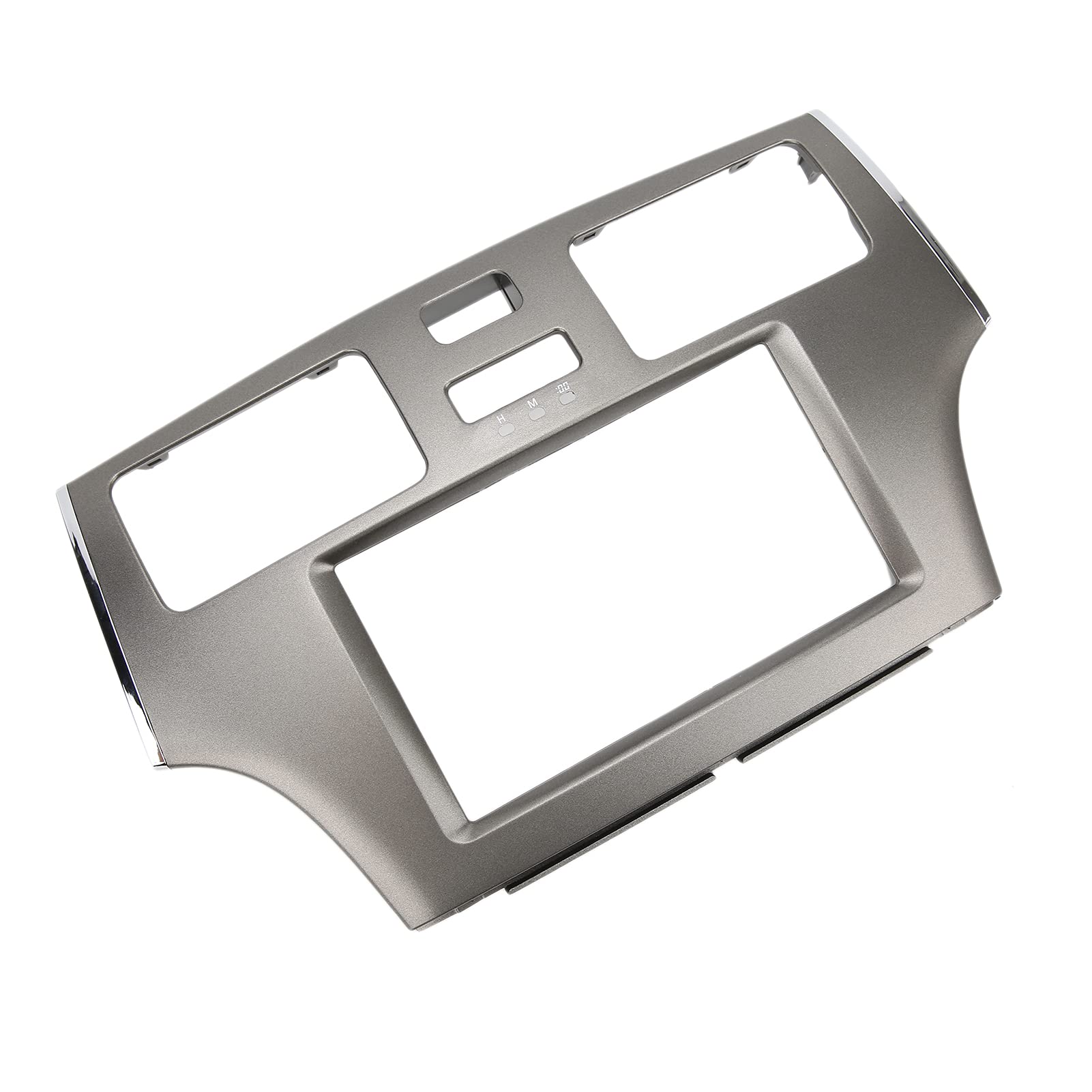 Marco de panel de salpicadero de radio de coche 2 Din compatible con Windom ES300 2008 embellecedor de montaje en tablero estéreo ABS negro