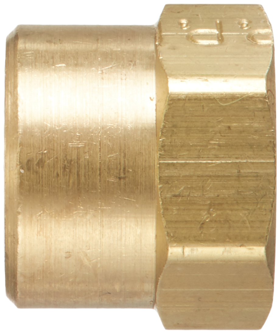 Parker Hannifin 213P-4-pk5 Pipe Fitting Cap, Brass, 1/4