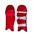 Raisons ® Cricket Leg Guard Pad Skin Cover/Outer Skin (Red), 1 Pair gallery image