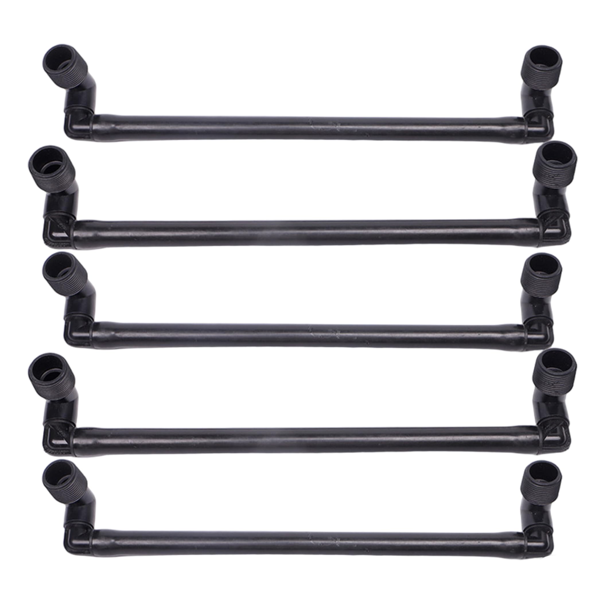 Swing Pipe|Swing Pipe, 5PCS Plastic Joint, Sprinkler Fittings For Garden Irrigation, Flexible Swivel Design, Black, 0.79inch