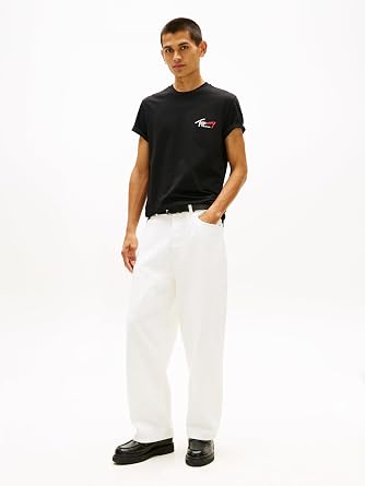 Tommy Jeans TJM SLIM SIGN CHEST SS TEE EXT T-shirt Erkek