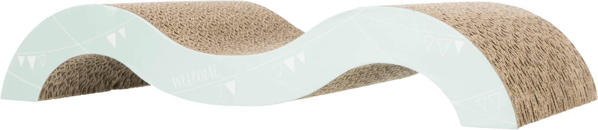 Trixie Junior Scratching Wave, 38 × 7 × 18 cm, Light Lilac/Mint (Any 1 Color), Compact and Durable Scratching Post, Designed for Young Cats, Safe and Satisfying Scratching (B08884QZK6) Amazon Price History, Amazon Price Tracker