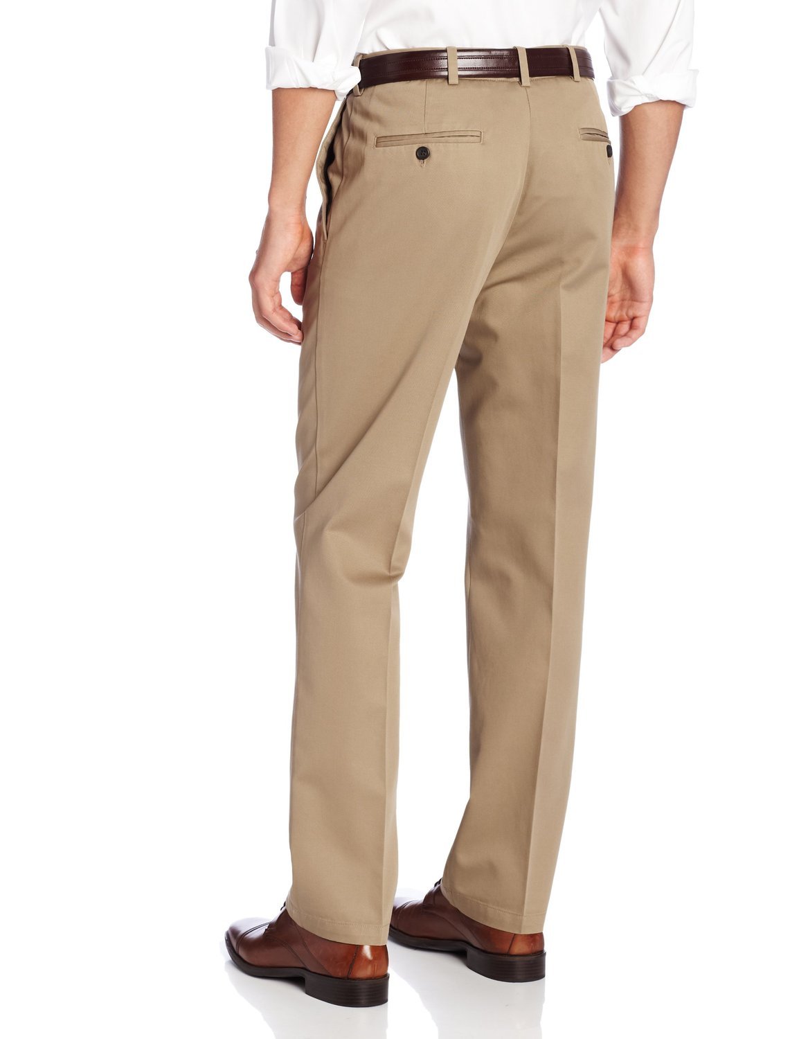 Haggar Work To Weekend Hidden Expandable Waist Straight Fit Pant - Work to Weekend - Pantalón Recto con Cintura Extensible Oculta Hombre