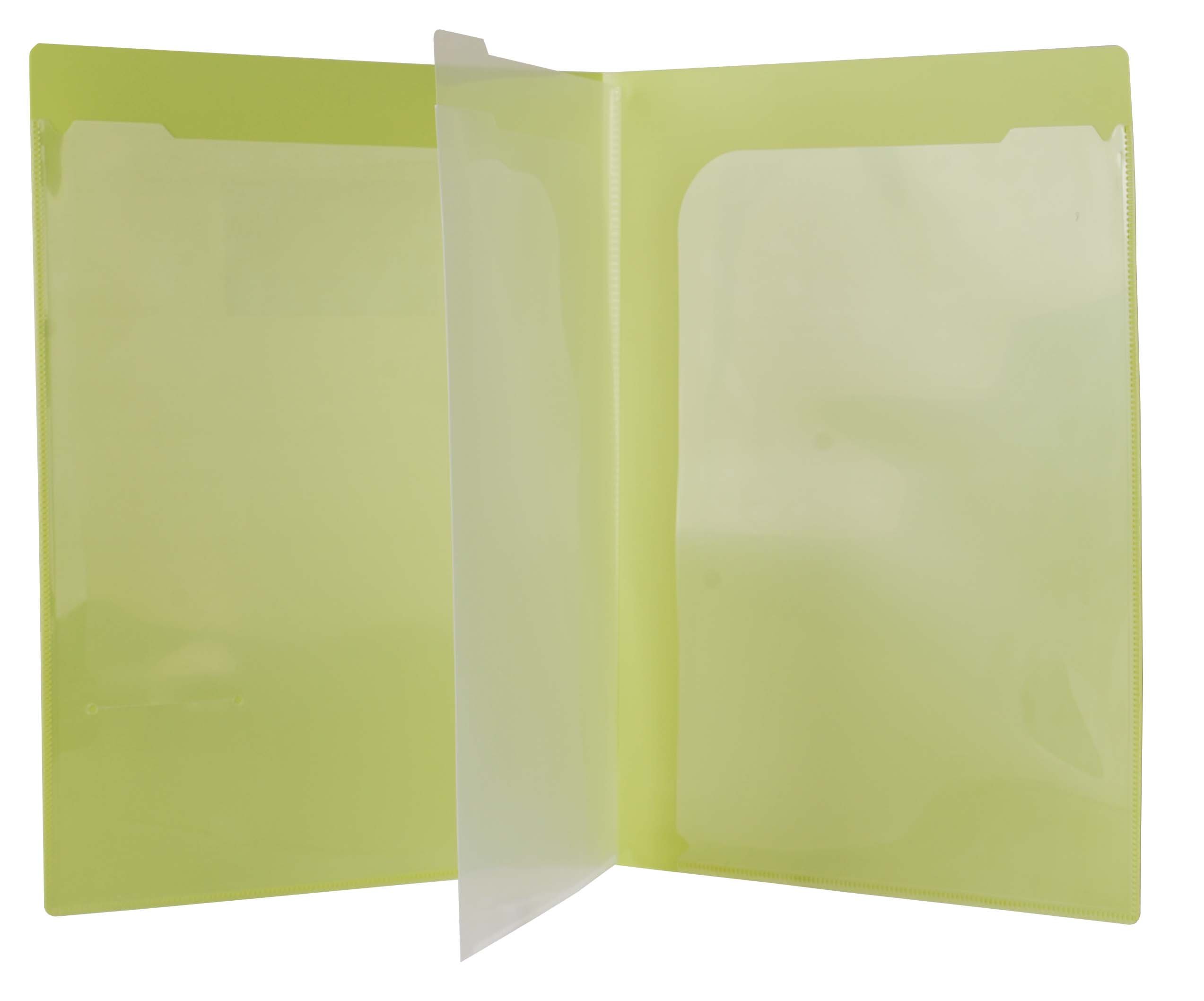 Filexec Products 4 Pocket Port/Folder, Assorted, Pack of 6 (50373-3140)