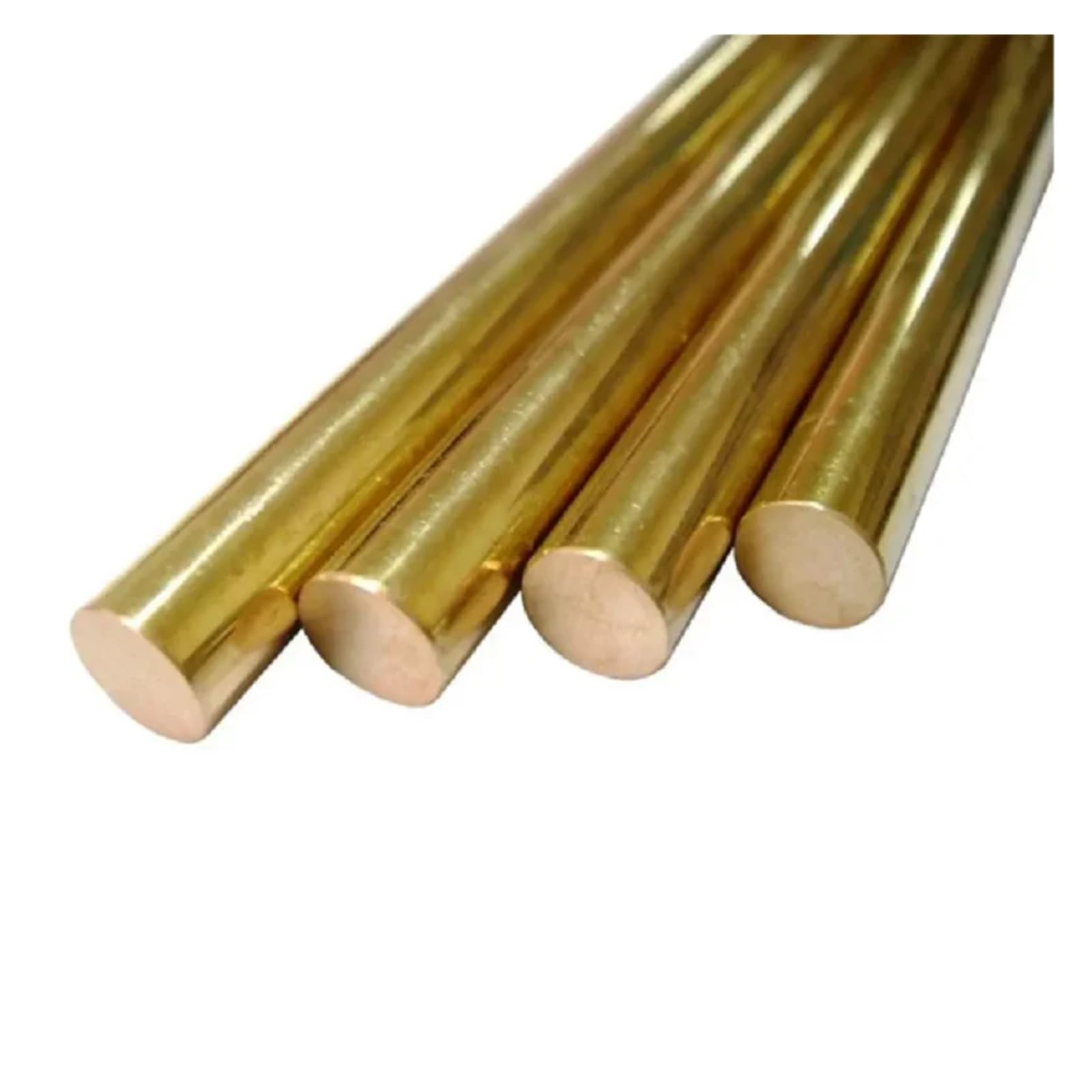 Messingstäbe Kupferstange, 8,5 mm – 20 H59 H62 Messingstange, massive for DIY-Messergriff oder Zubehör(OD9.5mm 2pcs)