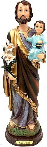 Estatua de San José/San José 12" Religión y espiritualidad