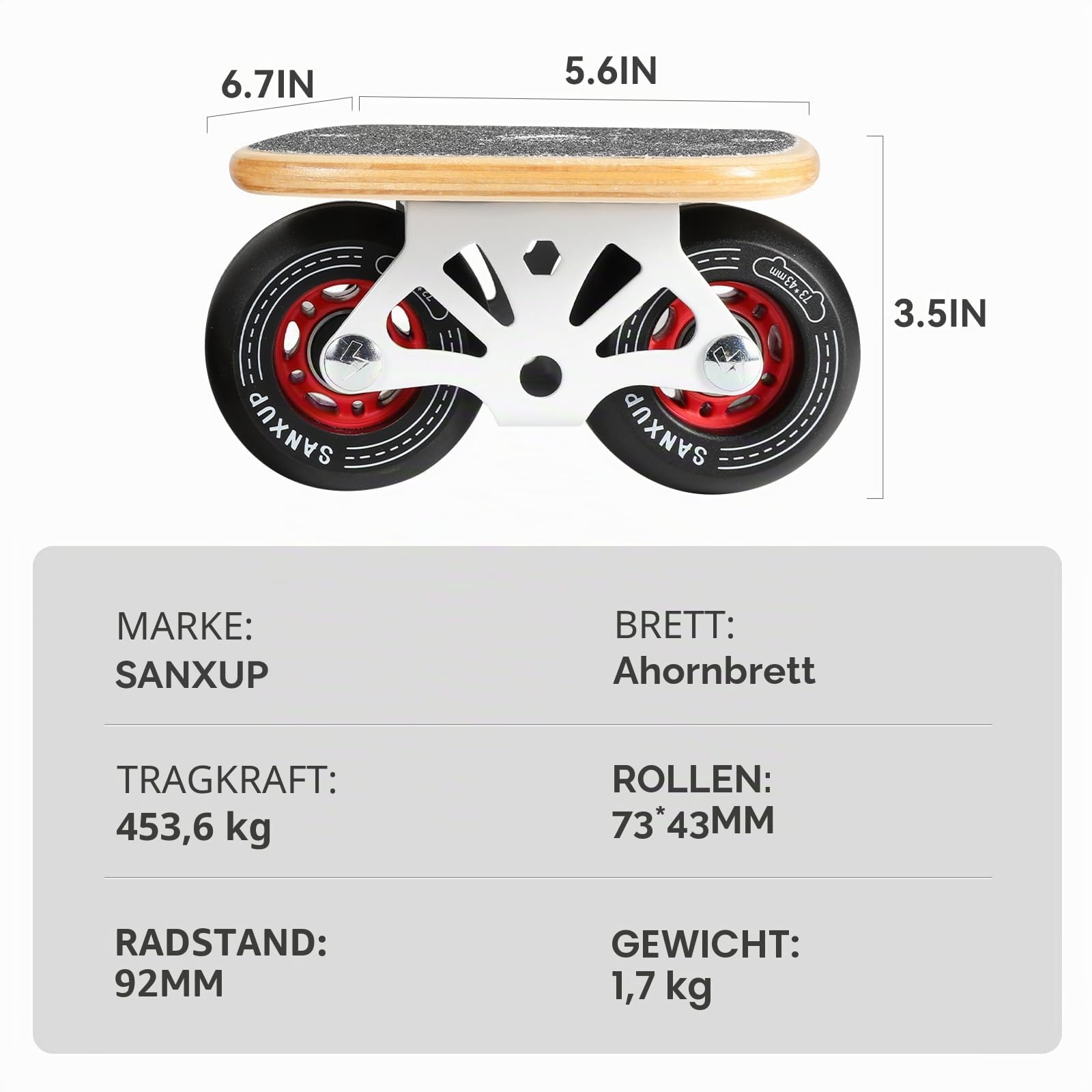 Freeskates,Skates with Split Skateboard Design, Aluminum Alloy Panel, High Elasticity Wheels, and Double Wheelbase Bracket - Ultimate Freeskates