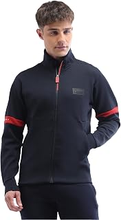USPA Active Sports Men's Solid Regular Fit Luxe Zipper Sweatshirt Price In India