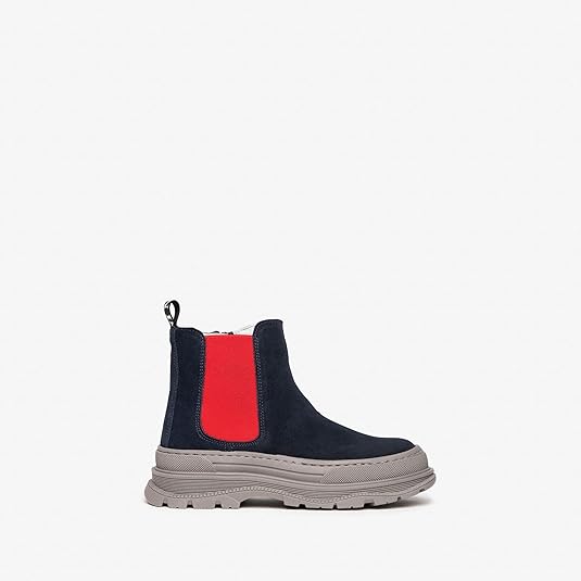 Stivaletti Teens da Ragazzo in Pelle Testa di Moro Calzature