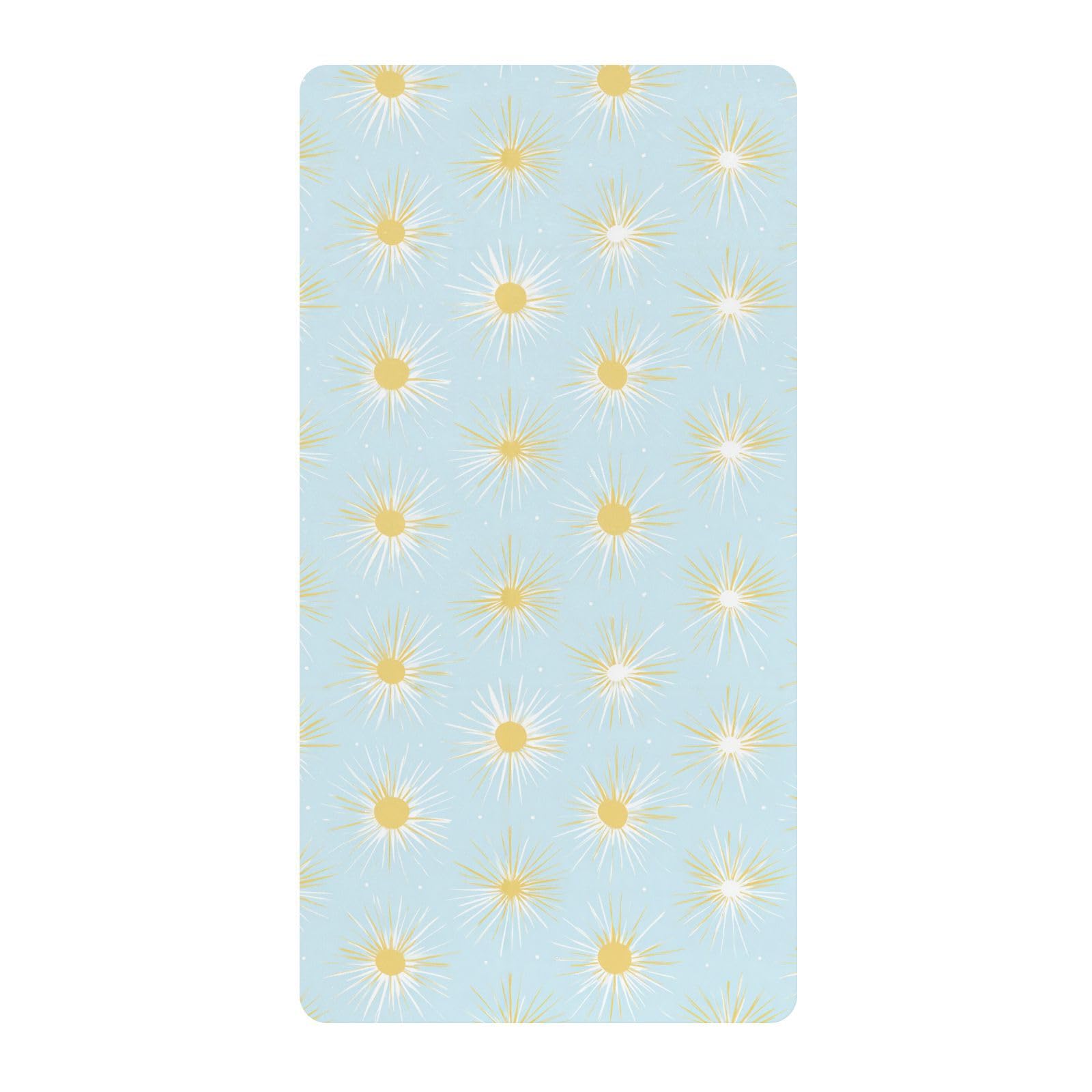Drap de berceau en coton doux Alligator Lollipop blanc cassé pour sommeil bébé