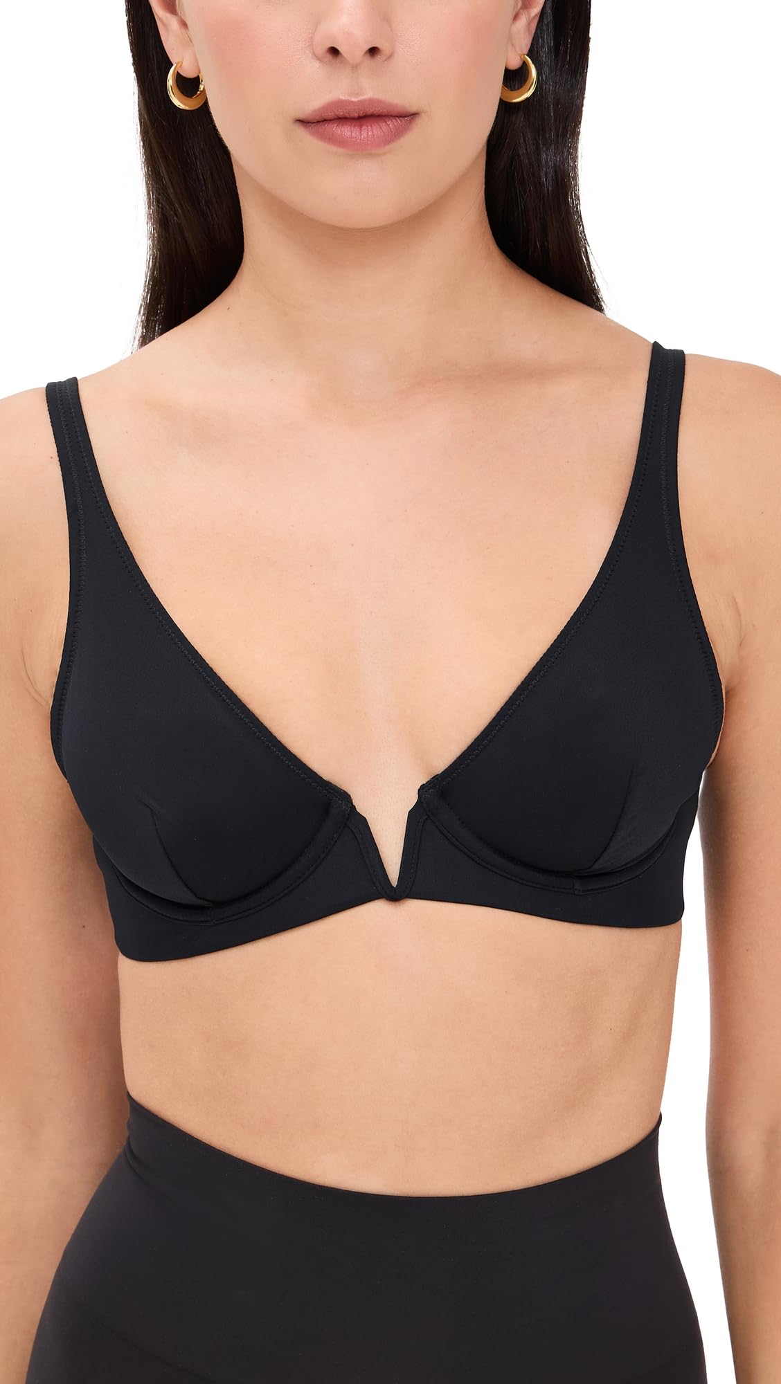 commando Womens Classic Plunge Underwire Bra