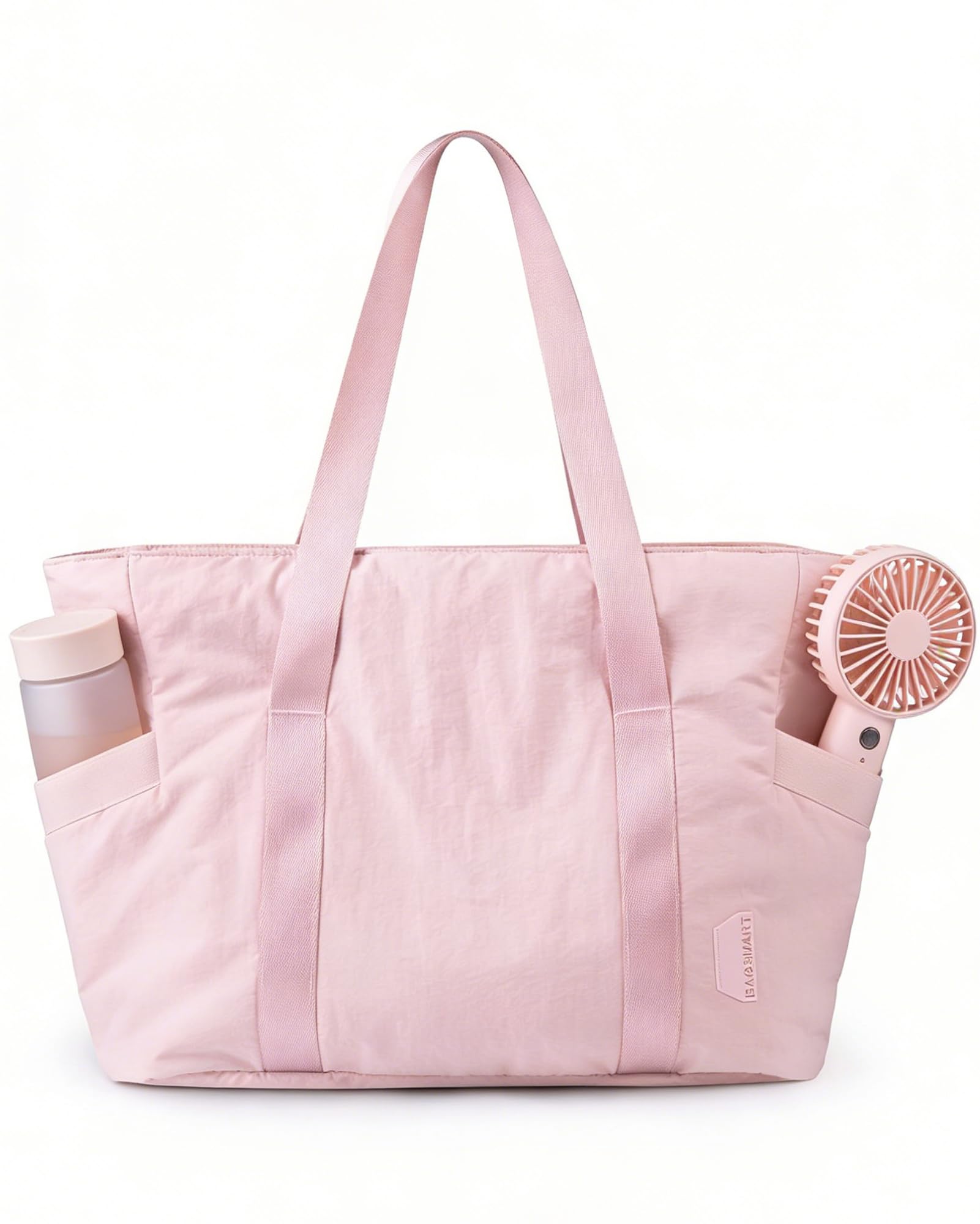 Large Women’s Bag with Top Handle and Buckle for Yoga Mat, Gym, Work, School