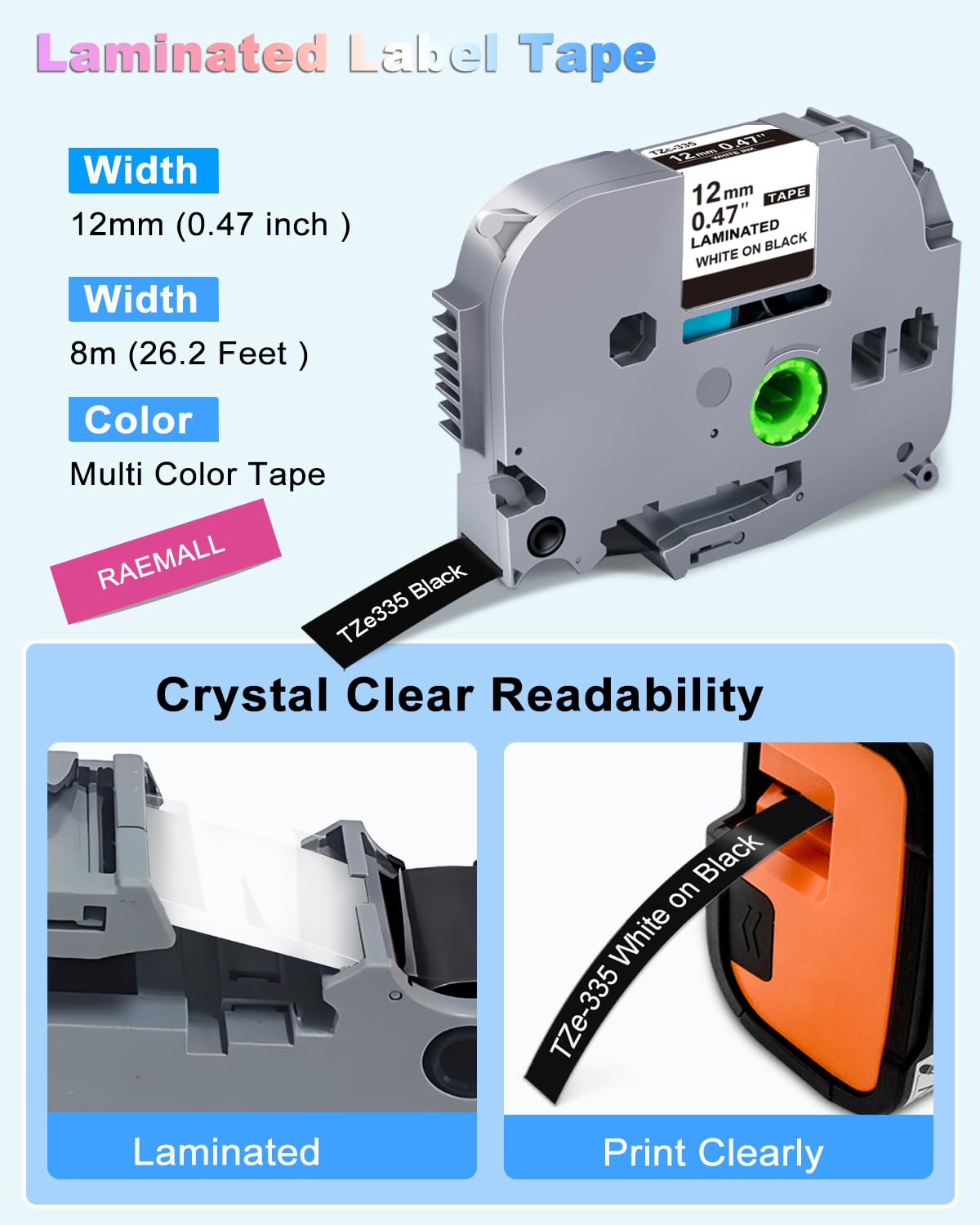 RAEMALL Labeling Tape
