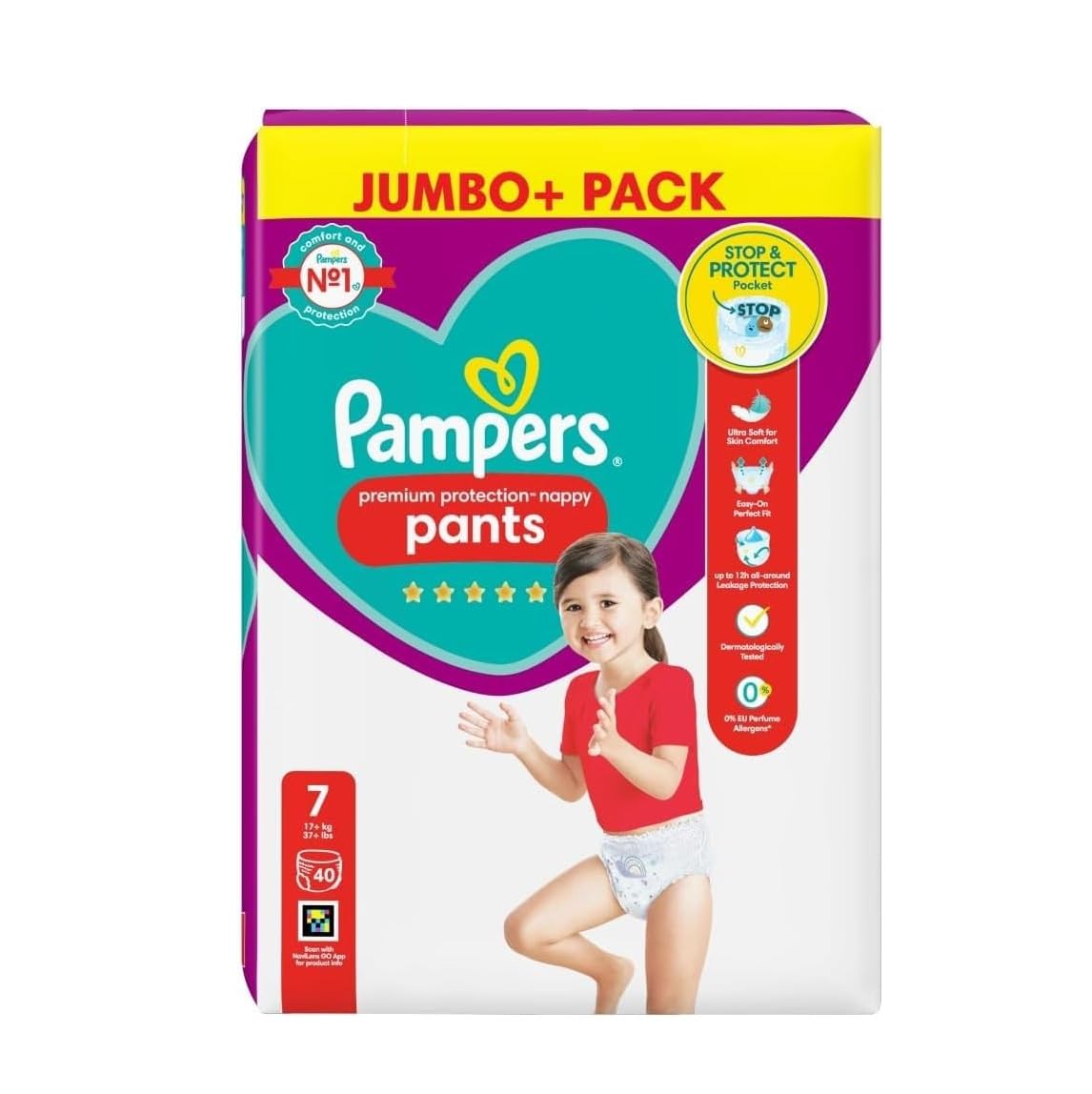 Premium Protection Nappy Pants S7x40