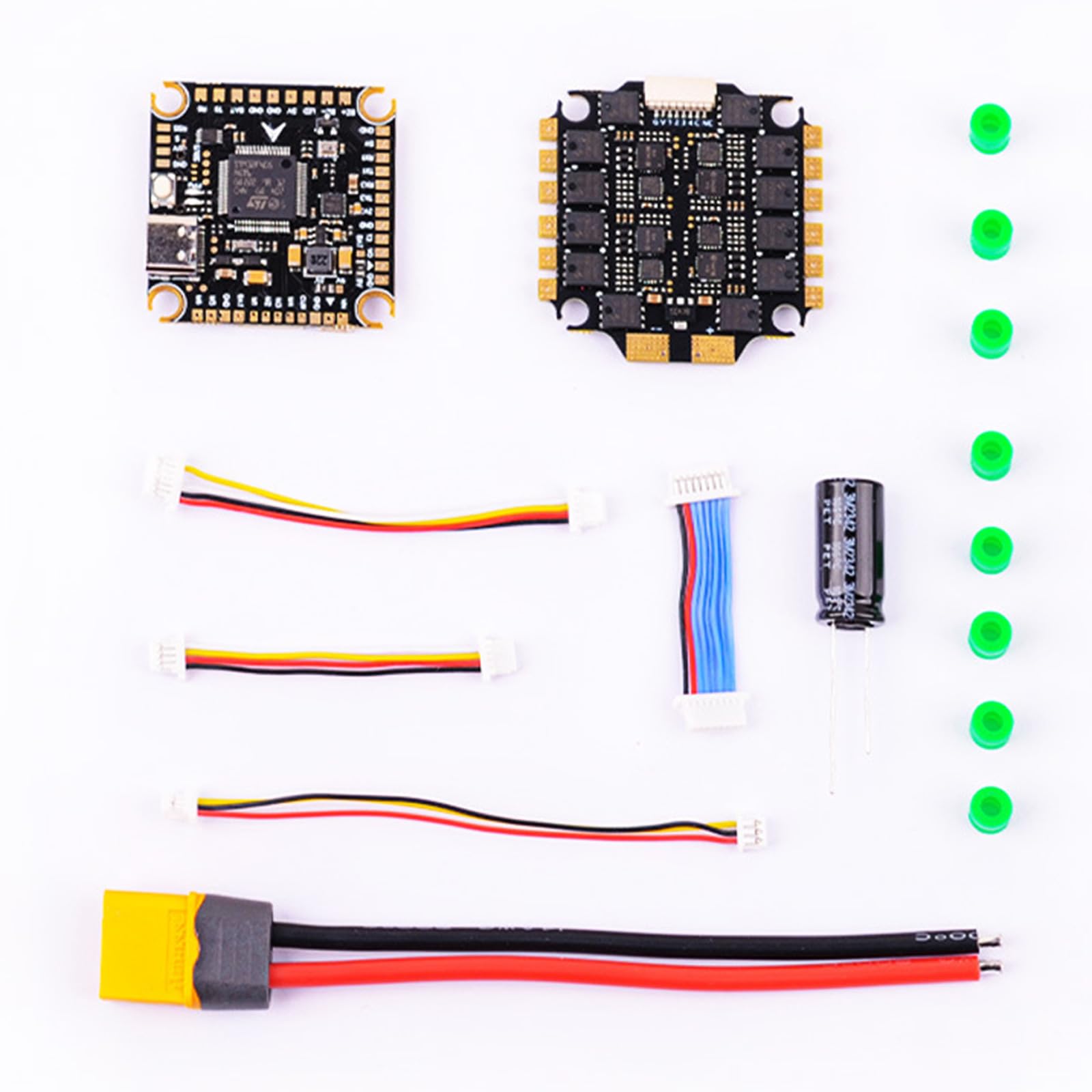Systèmes de contrôleur de vol F405V3 haute précision Racings Drones Flight Tower avec 60 A MPU6500 Gyroscopes Power Supports