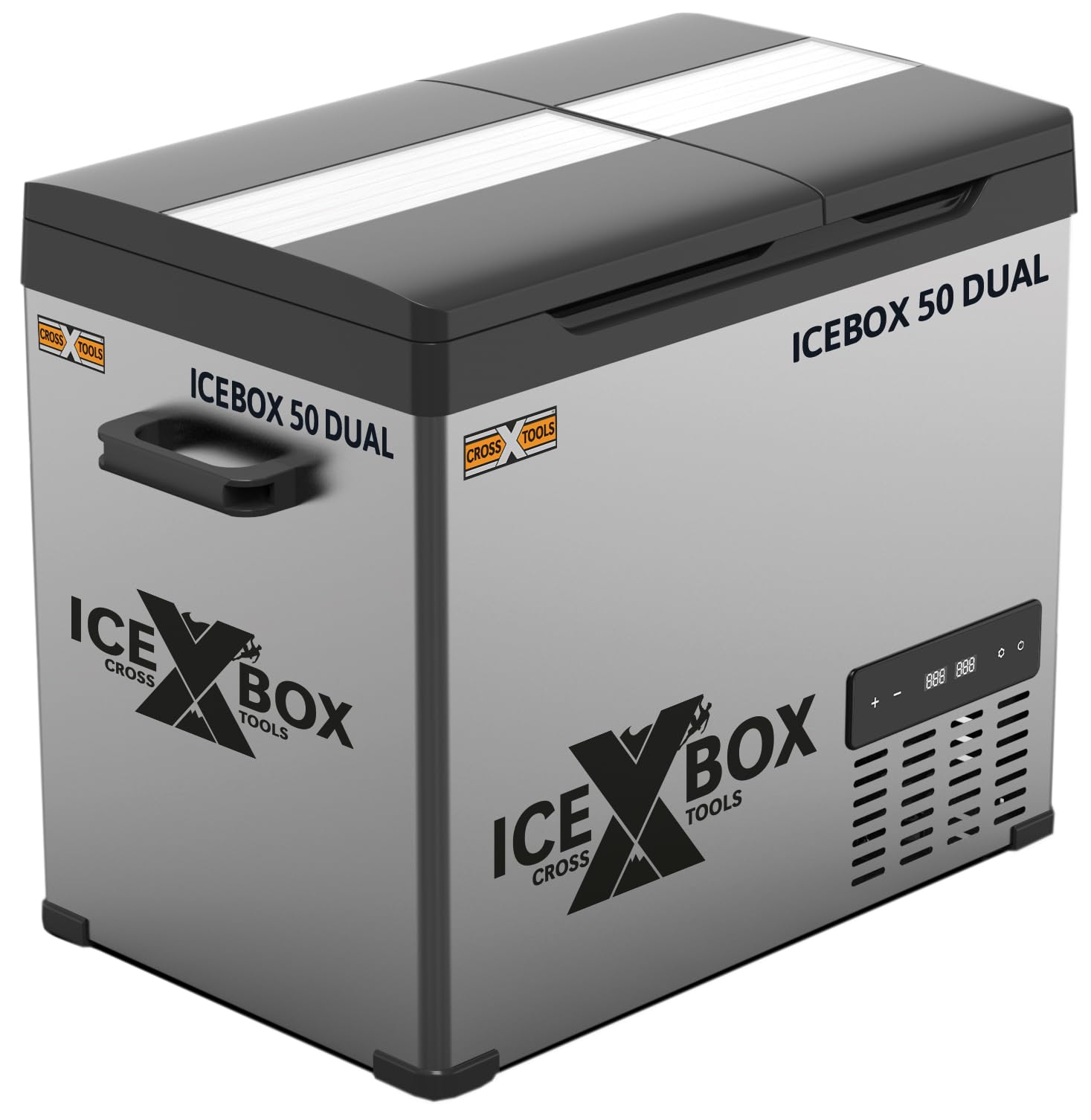 CROSS TOOLS ICEBOX 50 DUAL – Elektrische Dualzone Kühlbox (39 L, Kompressor)