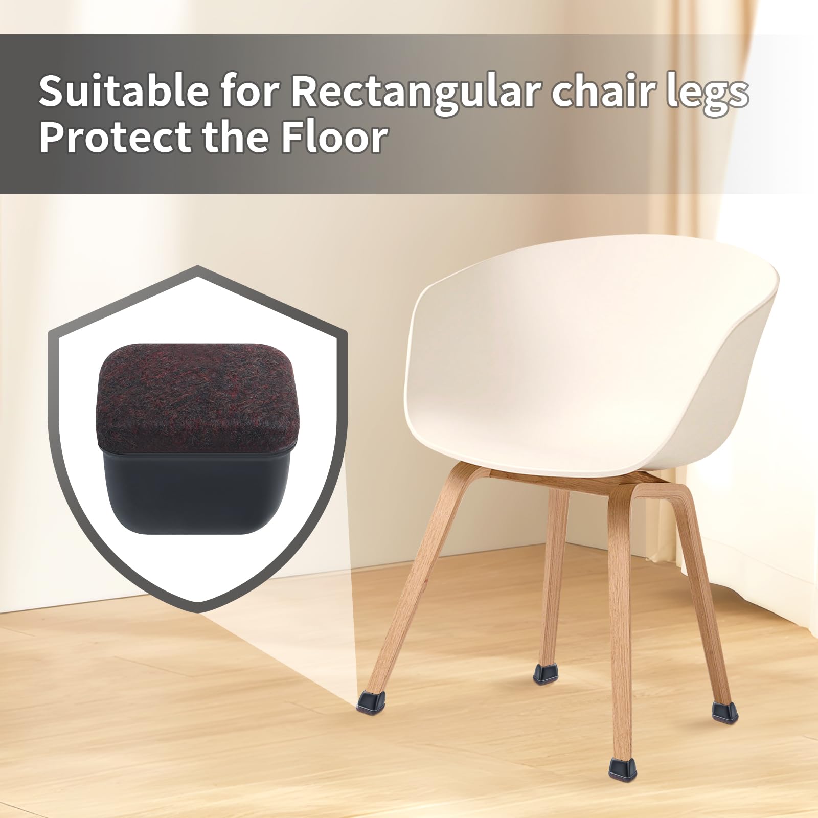 Confezione Da 24 Tappi Protettivi Per Gambe Delle Sedie - Foto 12