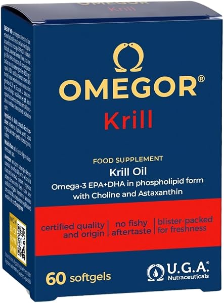 OMEGOR Omega 3 IFOS Certified Krill Oil 60 Cápsulas