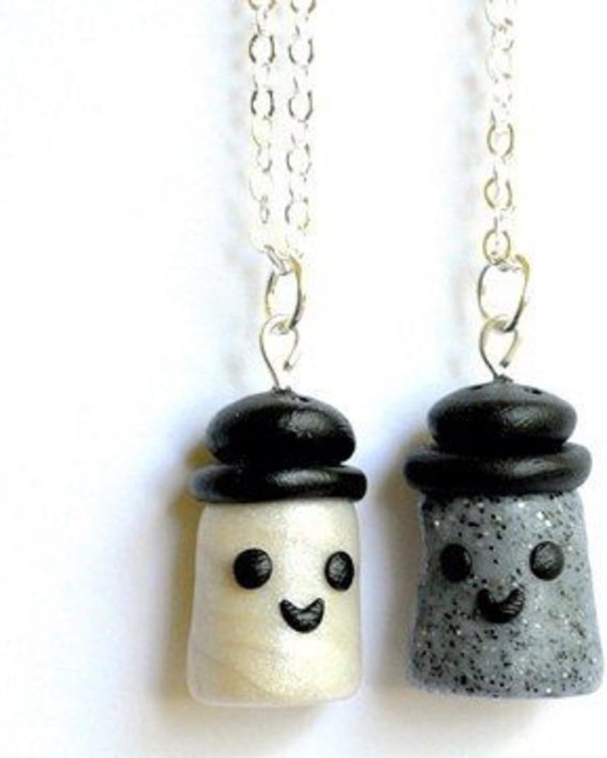 Salt and Pepper Best Friend Necklaces