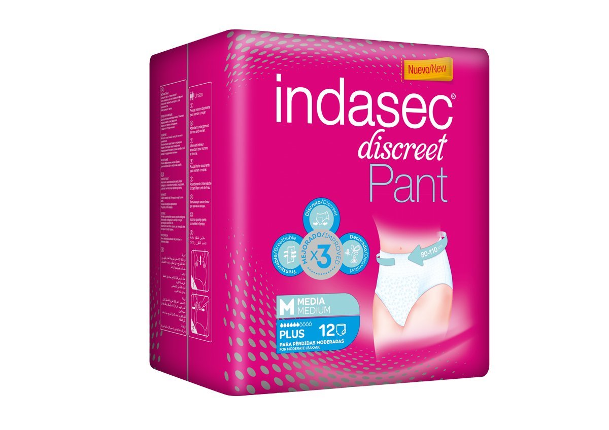 INDASECIncontinence: Protective Briefs & Underwear 125 Ml