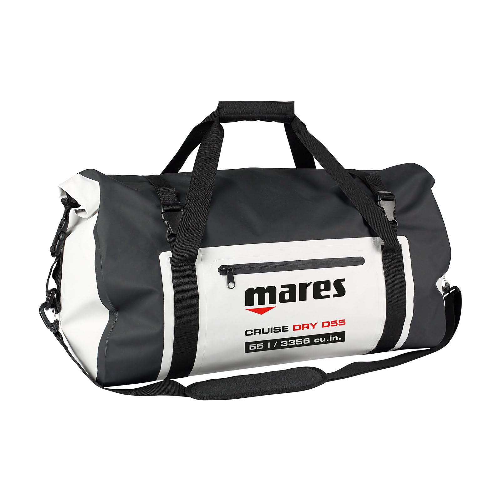 Mares Cruise Dry D55 Tauchrucksäcke Unisex – Erwachsene Schwarz/weiß One Size
