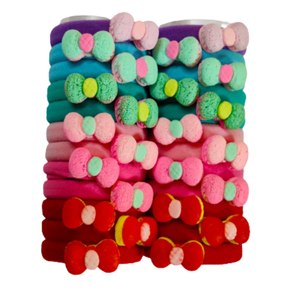 Avanti Creation Kids Elastic Hair Rubber Bands Ponytail Holder Hair Ties Pack Of 24 (B08V96XQ7F) Amazon Price History, Amazon Price Tracker