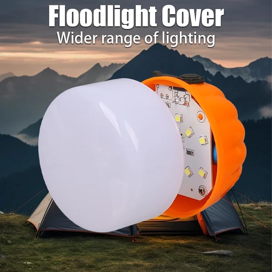 Mini Portable LED Pumpkin Bulb 6500K Rechargeable Eye-Protecting Light Strip Hook Tent Light Outdoor Emergency Lighting Lamp (1 piece)