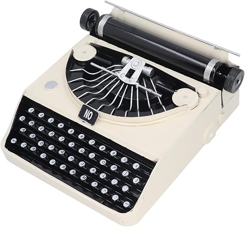 Miniatura 9 de Máquina de escribir a la antigua, máquina de escribir antigua, accesorios para máquina de escribir antigua, para aliviar el estrés, decoración de