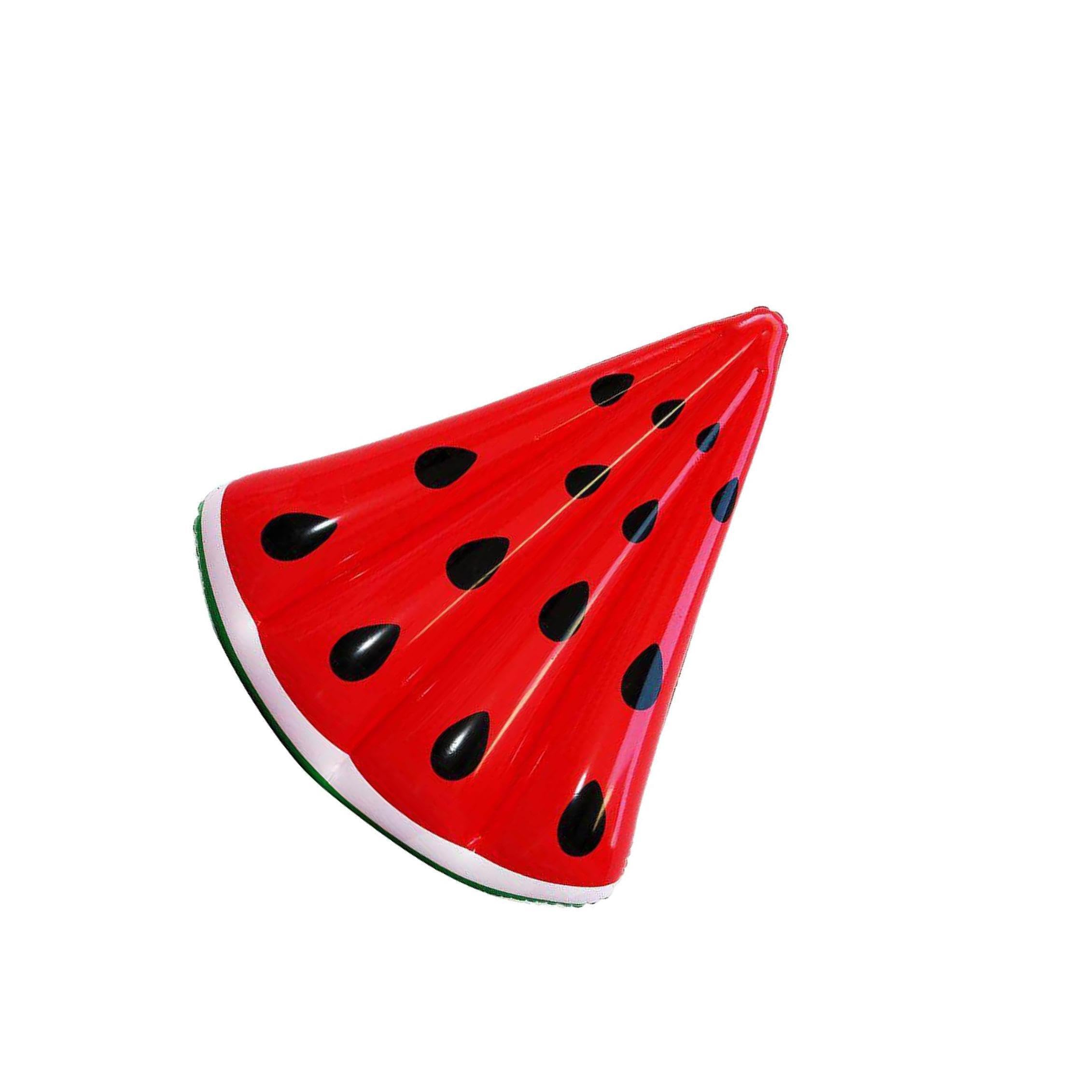 TUXCAXI Charming Inflatable Pool Float Watermelon Shape Unique For Summer Pool Parties Fun With Family And Friends Inflatable Floating Bed Recliner Water Lounger