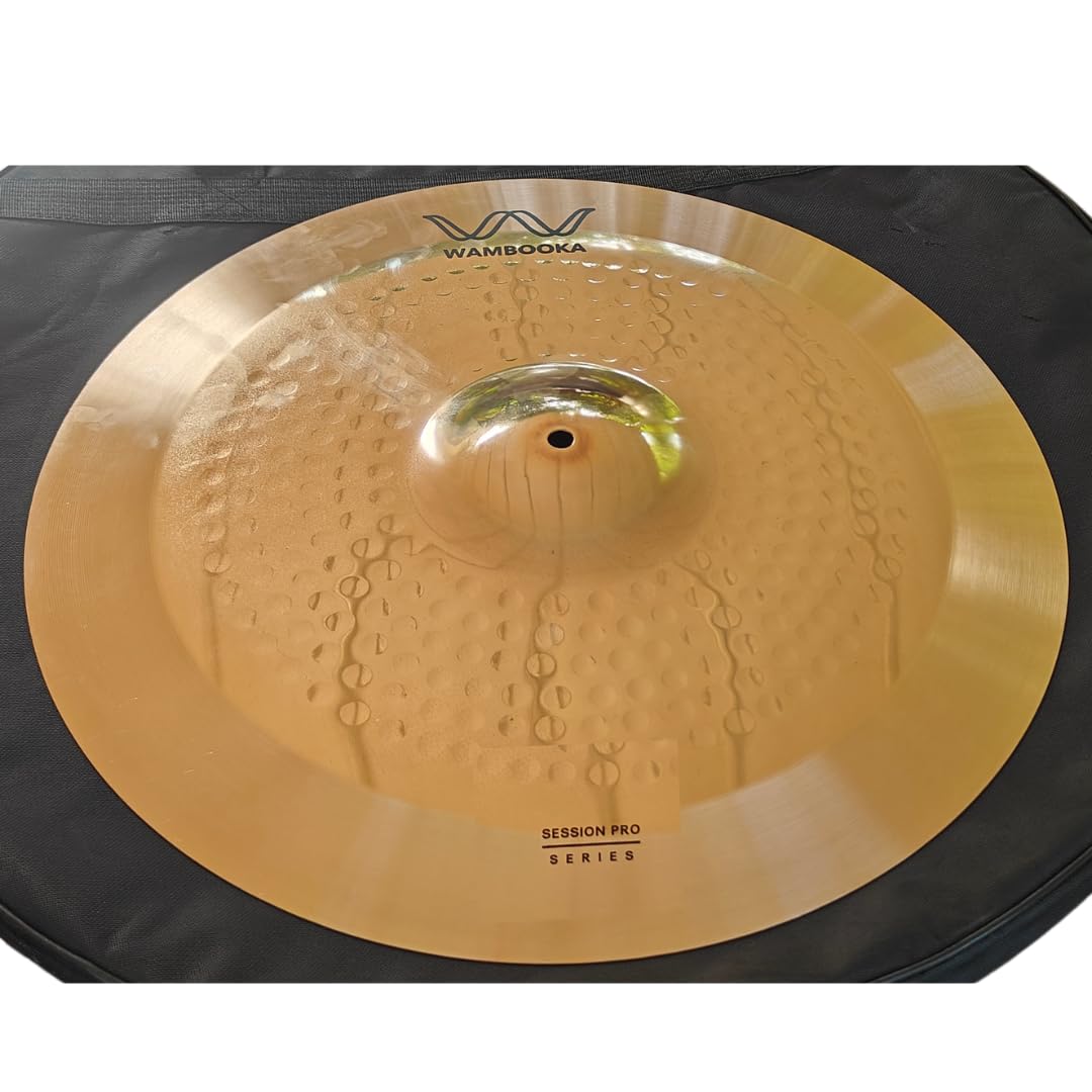 Cymbals - Plaques martelées pour batterie acoustique en alliage B8 Série Session Pro - Hi-Hat 14 - Crash 16 Crash 18 - Ride 20 (RIDE 20)