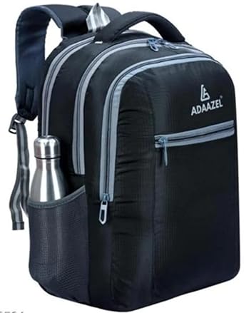 Medium 35L Durable Fancy Modern Unisex School Bag,Ofice Bag,Travel Bag,Cabin Bag,Laptop Bag,Luggage Bag And College Bag(BLACK SOFTY)