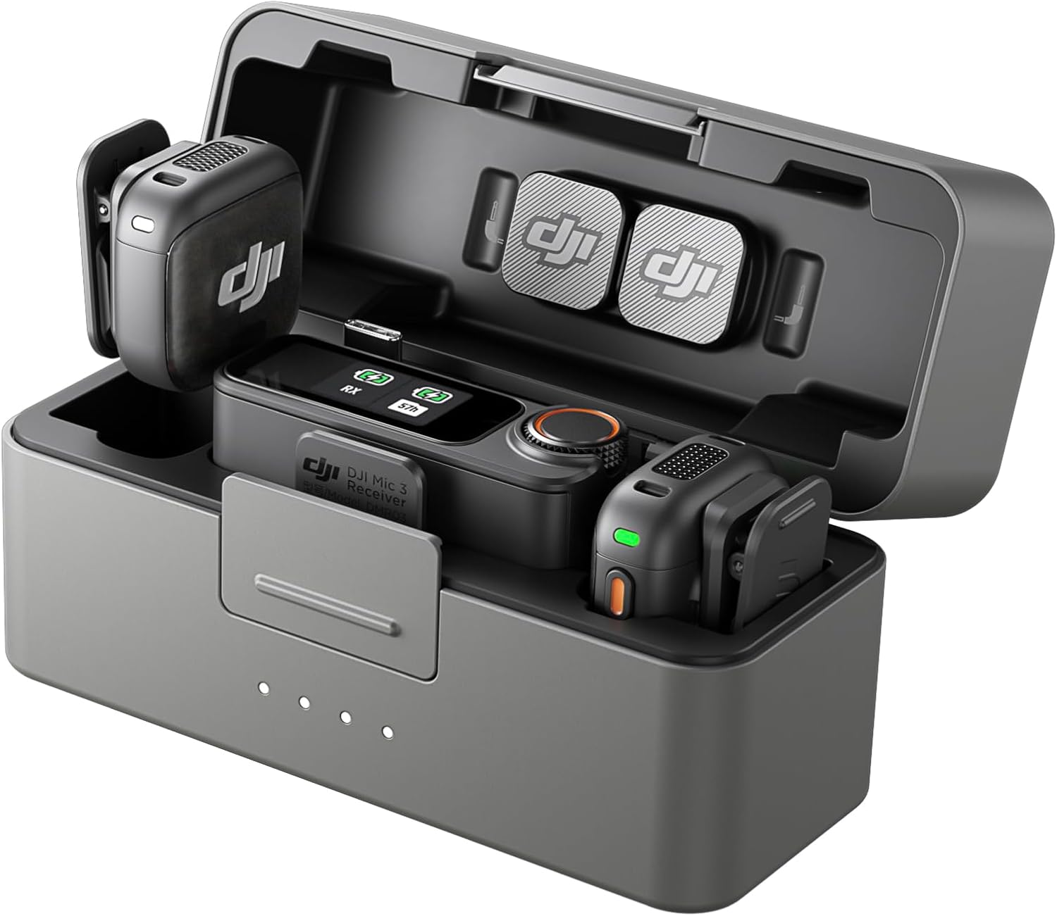DJI Mic 3 (2 TX + 1 RX + Charging Case),...