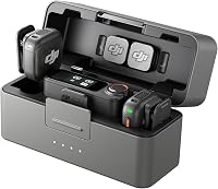 DJI Mic 3 Wireless Lavalier Microphone (2 TX + 1 RX + Charging Case) - Ultralight for iPhone/Camera/Android, Adaptive Gain, Noise Cancel, 28H Battery, Vlog Pro Audio