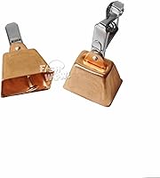 Vista 8 de 10 unids Pesca de cobre Campana de alerta con pinza de águila clips cebos alarma campanas