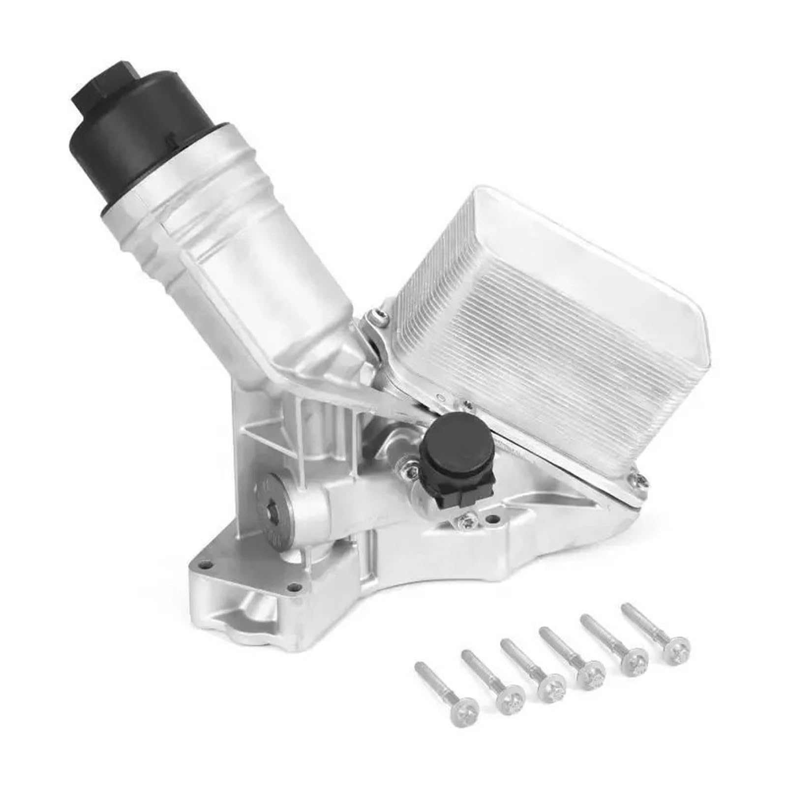 Accessoires de voiture Refroidisseur d'huile de liquide de refroidissement moteur en plastique ou en aluminium 11428583895 for moteur G38 G12 B58(Aluminum)