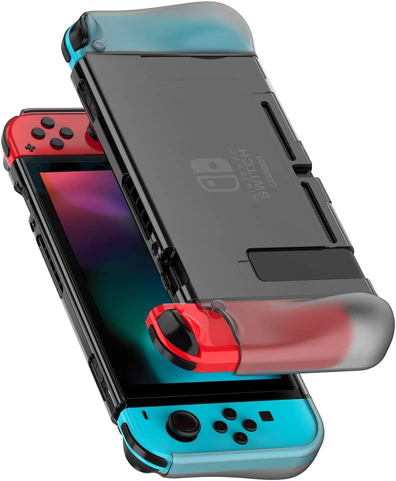 UGREEN Protective Case Compatible with Nintendo Switch, Dockable Grip Case Cover Protector Accessories Anti-Scratch Shock-Absorption