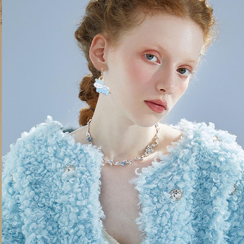 ONLYJUMP 4 Pairs Cow Farm Pet Earrings for Women Cute Golden Cow Animal Drop Earrings Farm Animals Earrings Country Fashion Birthday Friendship Party Accessories Jewelry Gift - Image 6