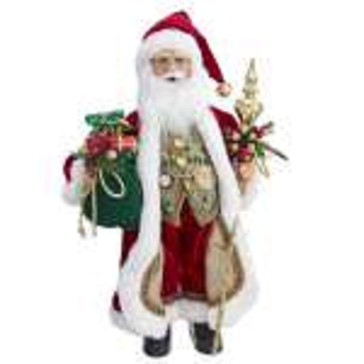 Amazon.com: Kurt Adler 17-Inch Kringle Klaus Elegant Santa with