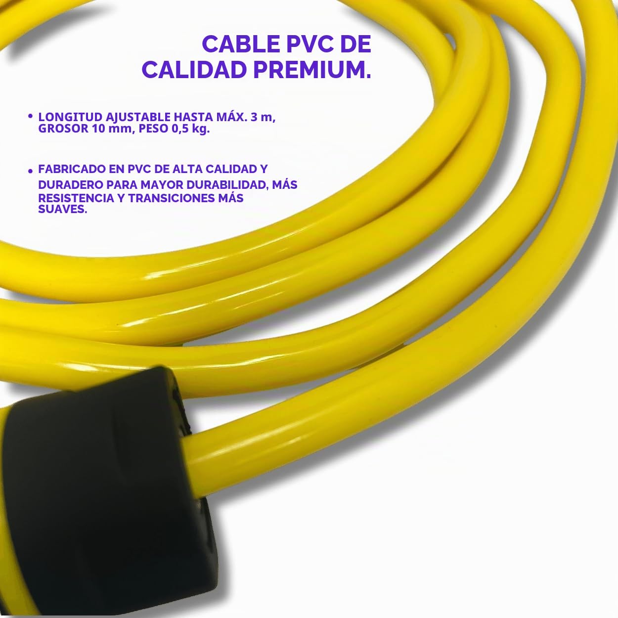 Elevate Rope Comba Lastrada 10mm 0,5kg - Cuerda de Saltar Fuerza Crossfit