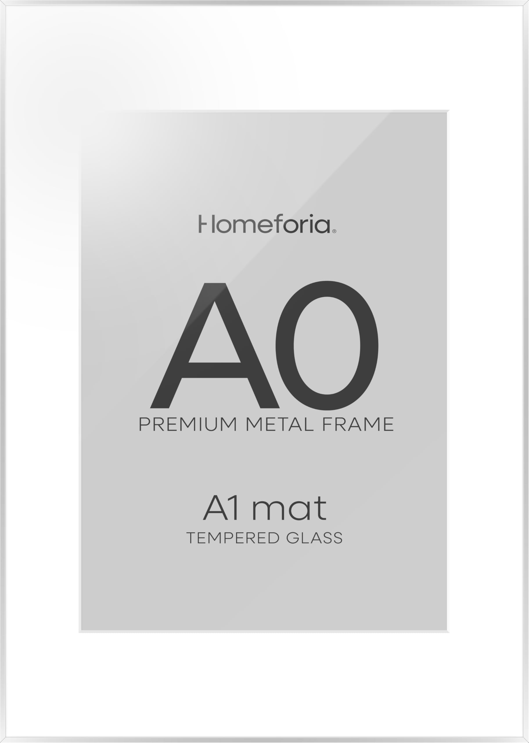 Amazon.com - Homeforia A0 Poster Frame Silver, High End Metal A0