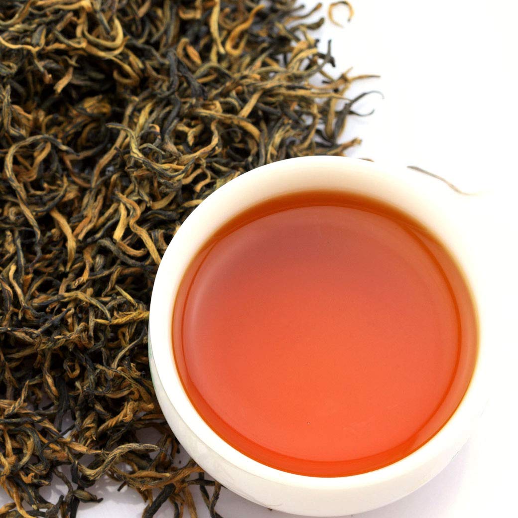 GOARTEA Thé Noir Lapsang Souchong 250g / 8.8oz Supreme Loose Leaf Chinese Black Tea - Golden Buds - No Smoky Taste